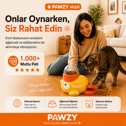 Pawzy™ Zeka Geliştirici Ödül Maması Oyuncağı