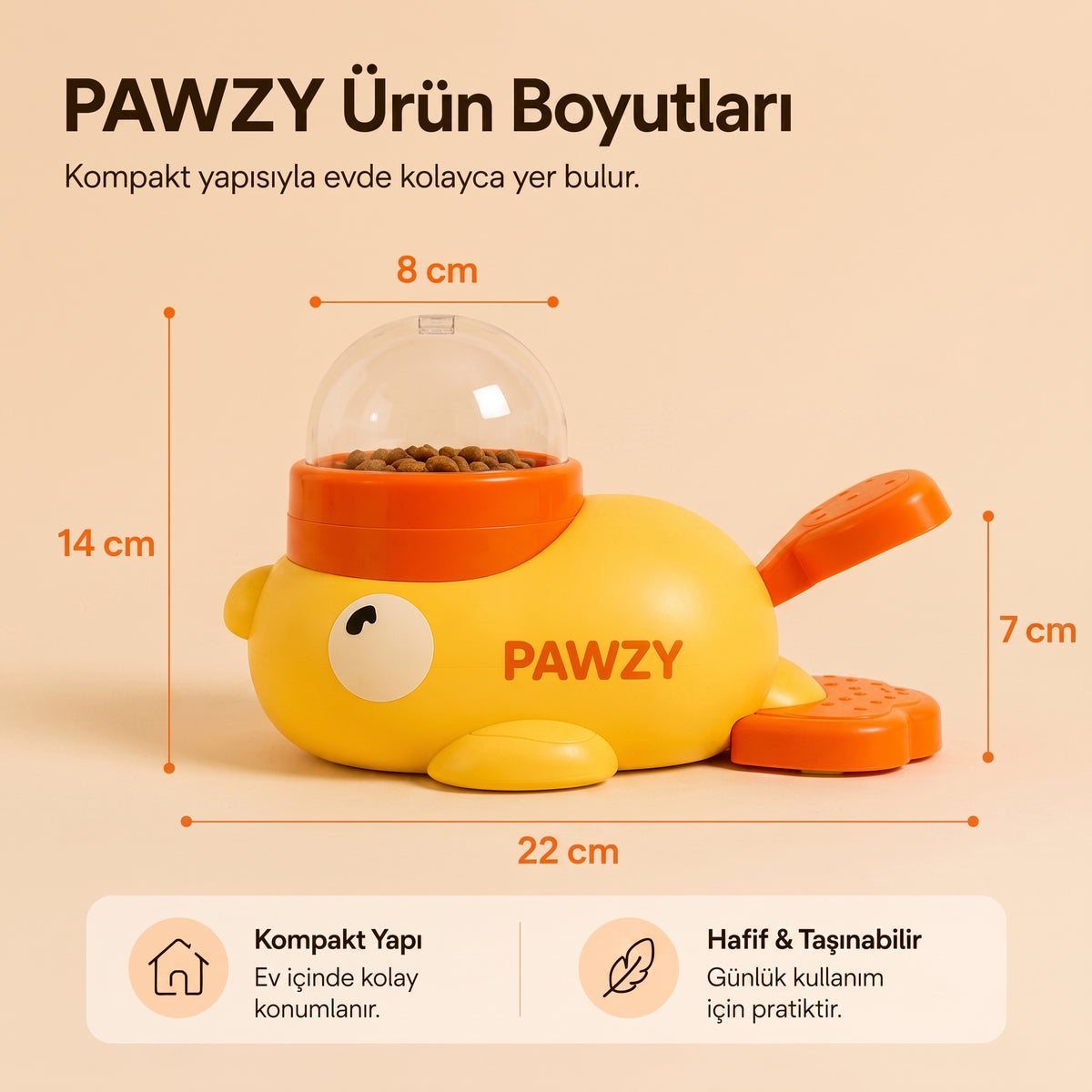 Pawzy™ Yavaş Beslenme Ünitesi