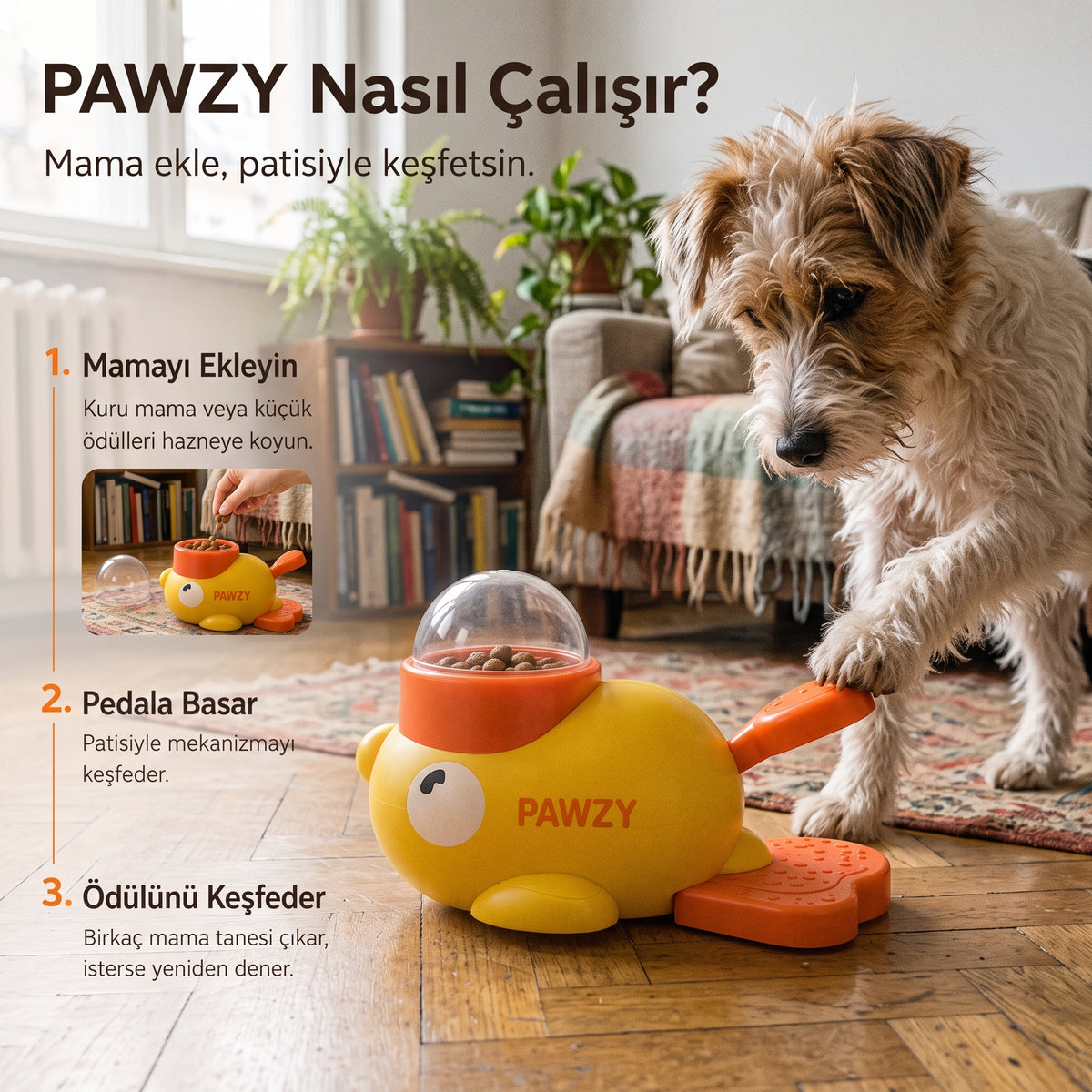 Pawzy™ Yavaş Beslenme Ünitesi